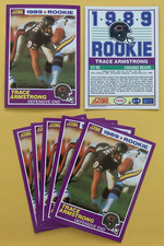 Trace Armstrong RC rookie card, 1989 Score Supplemental #440S, Chicago Bears