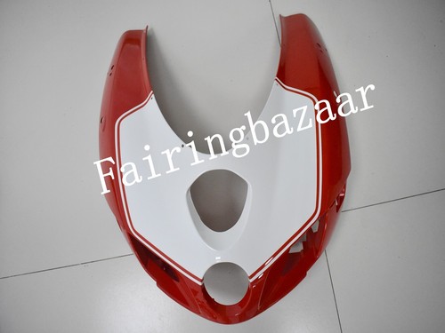 Fit for 2005 2006 Ducati 749 White Red Silver ABS Injection Mold Fairing Kit - Picture 3 of 7