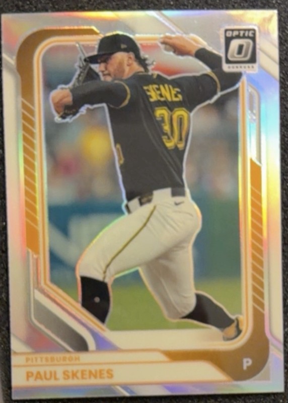 Panini 2024 Donruss Optic Prizm Paul Skenes #70 Pittsburgh Pirates