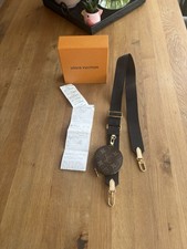 Louis Vuitton Taschengurt schwarz mit Portemo...