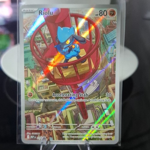 💎 2025 Pokemon MEP Black Star Promos Riolu #010💎