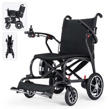 25.8lb Carbon Fiber Electric Wheelchair All-Terrain Airline Approved 20  Seat