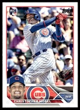 CHRISTOPHER MOREL 2023 TOPPS SERIES 1 RC CHICAGO CUBS #308