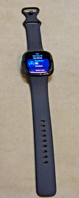 Fitbit Sense 2 40,5mm Graphit Smartwatch mit viel Funktion ( aus Nachlass)