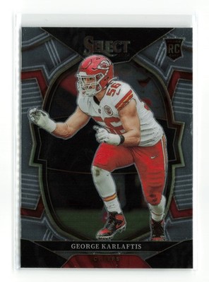 2022 PANINI SELECT GEORGE KARLAFTIS #22 RC CHIEFS
