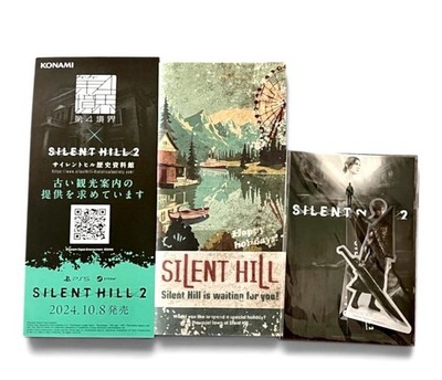 TGS 2024 Silent Hill 2 Remake Sticker Tourist Pamphlet Promo Set Unopened