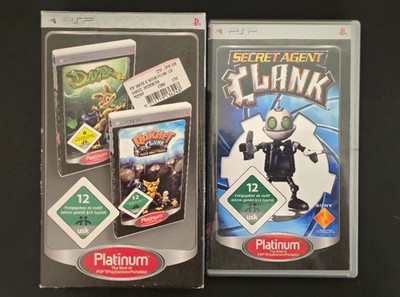 Sony PSP Platinum Spiele Bundle: Ratchet & Clank Size Matters, Daxter, Clank