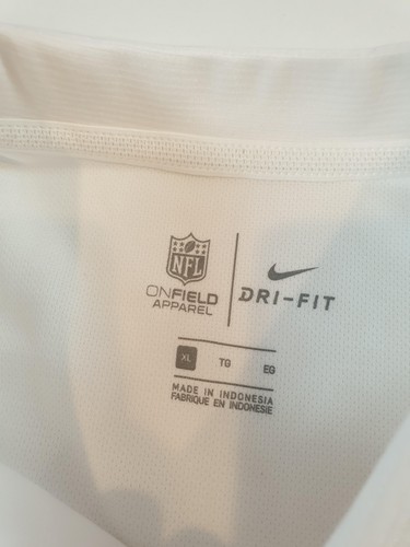 Camisa Polo Philadelphia Eagles Para Hombres XL Blanca Nike Dri-FIT Golf NFL Sobre el Campo - Imagen 9 de 17