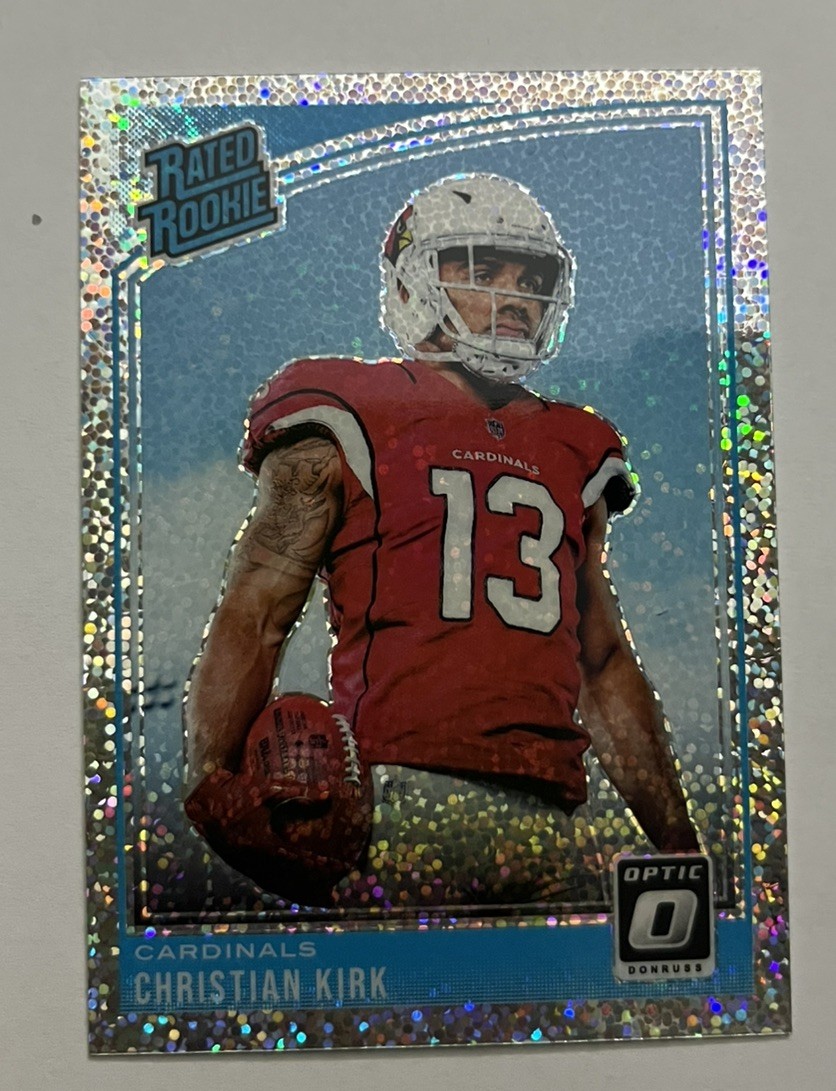 2018 Donruss Optic Rated Rookie Christian Kirk White Sparkle SSP #163