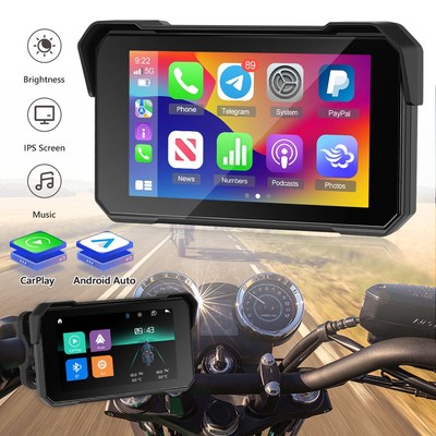 5'' Apple CarPlay GPS Wasserdicht Motorrad TouchScreen Navigator Autoradio Navi