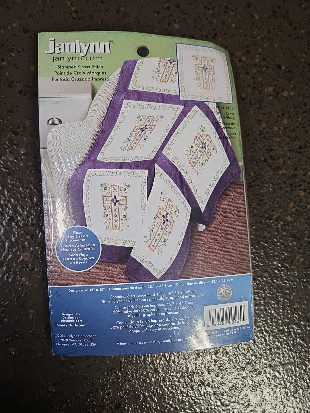 Quilt Blocks Religous Cross- New
