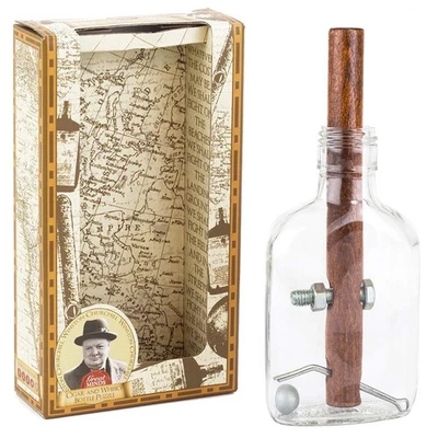 Professor PUZZLE GM1350 Winston Churchill Churchill's Zigarren-und Whiskey-Flasc