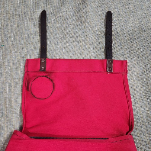 Duluth Pack Canvas Laptop Scoutmaster Backpack - Red - Picture 7 of 11