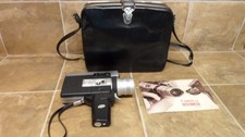Canon Super 8 Auto Zoom 518 movie camera w case, manual - UNTESTED