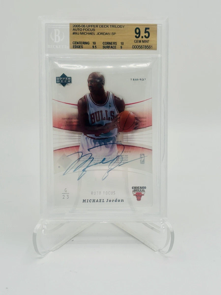 Michael Jordan 9 Graded Basketball Autographed Sports Trading