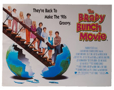 THE BRADY BUNCH MOVIE ORIGINAL 1995 UK 16" x 12" MINI QUAD CINEMA FILM POSTER