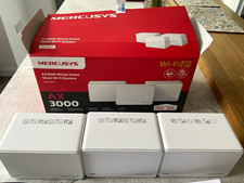 Mercusys Halo H80X AX3000 Wi?Fi 6 Dual-Band Mesh Router System 3-Pack, 3x LAN
