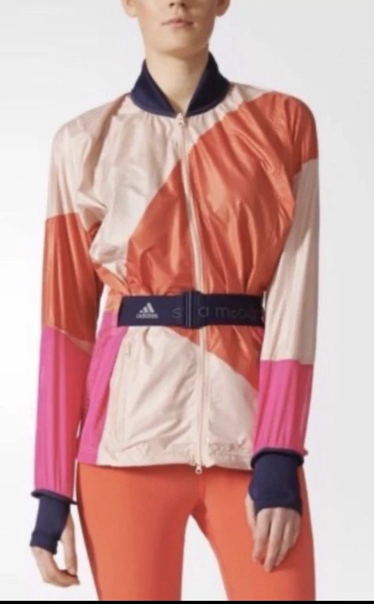 Adidas & Stella McCartney Run Kite Climate Belted Jacket Sporty Windbreaker S
