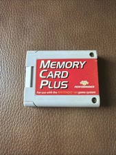 Nintendo 64 N64 Performance Memory Card Plus P-375AE Tested Working Accessory