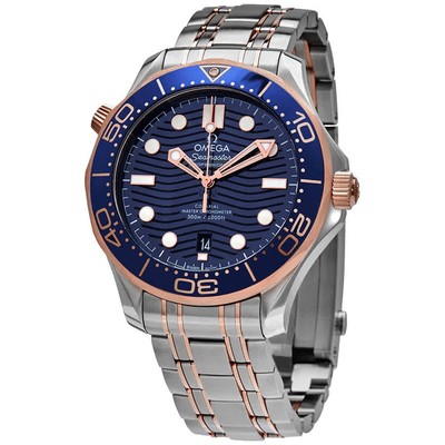 Omega Diver 300M Automatic Chronometer 42 mm Blue Dial Men's Watch