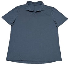 Lululemon Evolution Polo Shirt Performance Stretch Golf Casual Preppy Mens XL