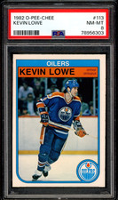 1982-83 OPC O PEE CHEE Hockey #113 Kevin Lowe PSA 8 NM-MINT EDMONTON OILERS