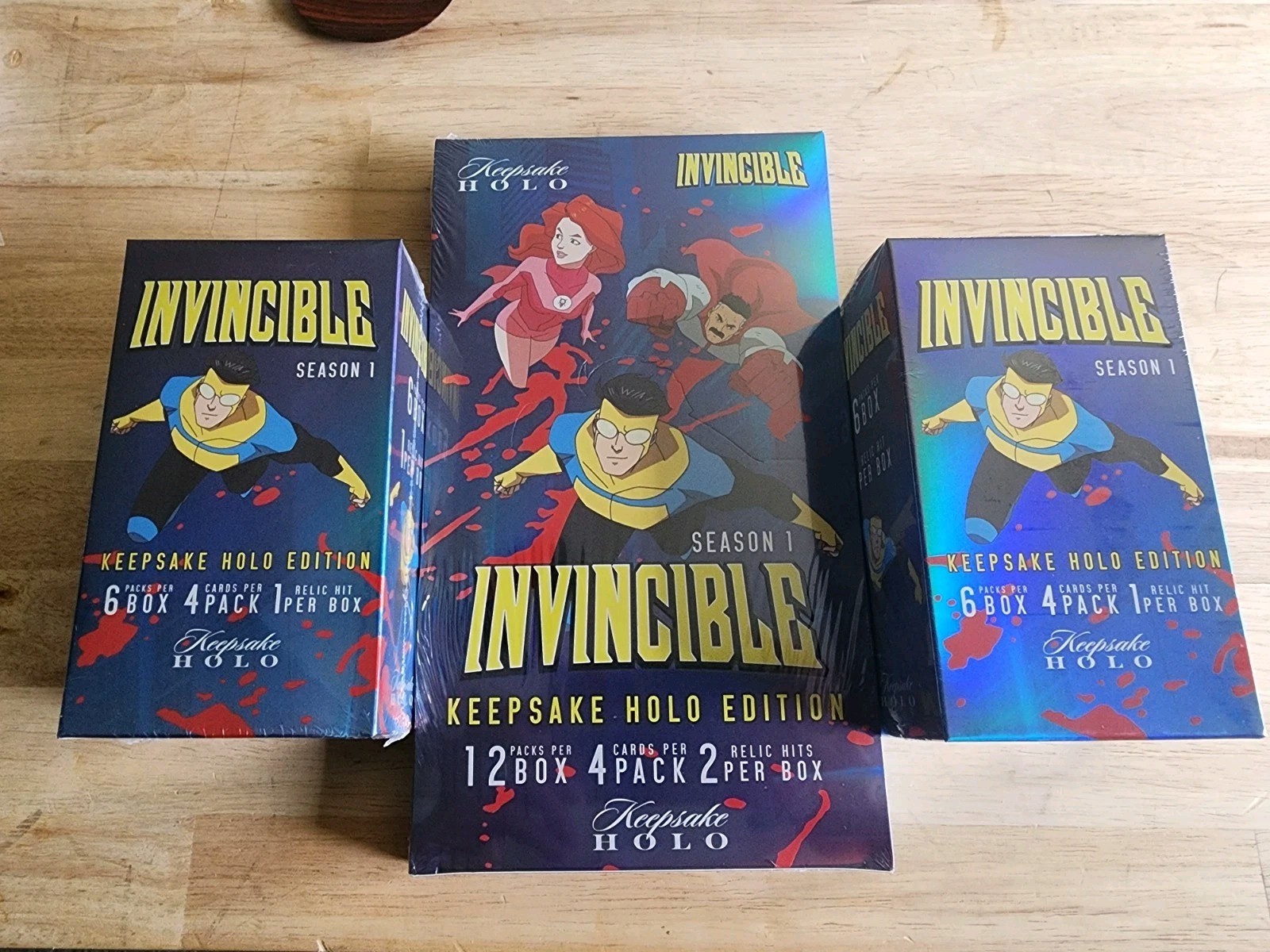 2025 Keepsake Invincible Season 1 - 1 Holo  Hobby Box -  2 Holo Blaster Box $109