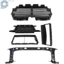For Ford F-150 18-20 Front Radiator Support Panel Upper&Lower Grille Air Shutter