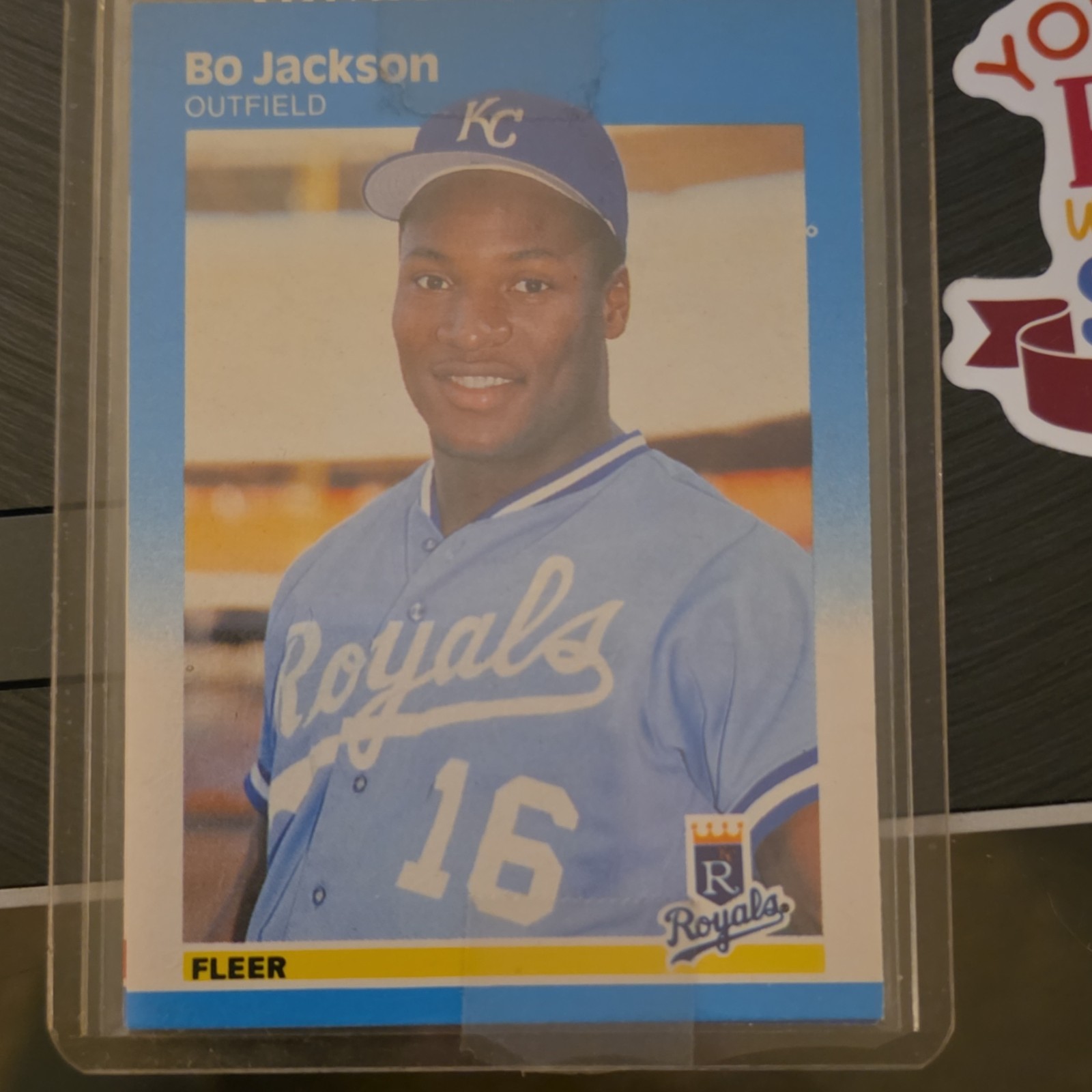 Fleer 1987 Rookie Bo Jackson #369 Kansas City Royals Baseball MLB Card
