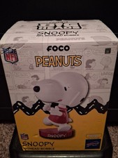 Foco Peanuts Big Head Snoopy NFL Bobblehead Buffalo Bills Football New In Box