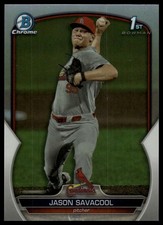 2023 Bowman Draft #BDC-200 Jason Savacool Chrome Refractor