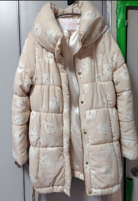 LIZ LISA Coat cleaned Pink floral pattern