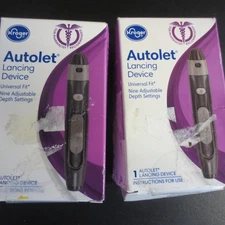 AUTOLET LANCING DEVICE - UNIVERSAL FIT WITH ADJUSTABLE SETTINGS - 2 BOXES