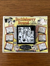 Vintage Huckleberry Hound & Yogi Bear Slide Tile Dexterity puzzle - carded