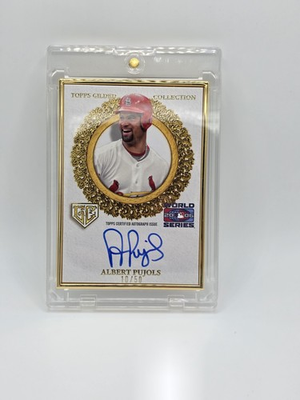 #ad #ad 2025 Topps GILDED Collection Albert Pujols Gold 50 Auto. NOT GUARANTEED $20.00