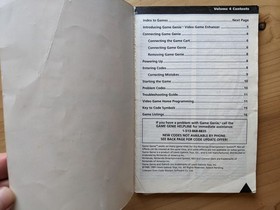 Galoob Game Genie Video Game Enhancer Book for NES Code Manual Only & Document