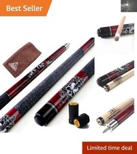 High-Quality 21 oz Billiards Maple Cue Stick Kit - Stylish Rockin Series Design