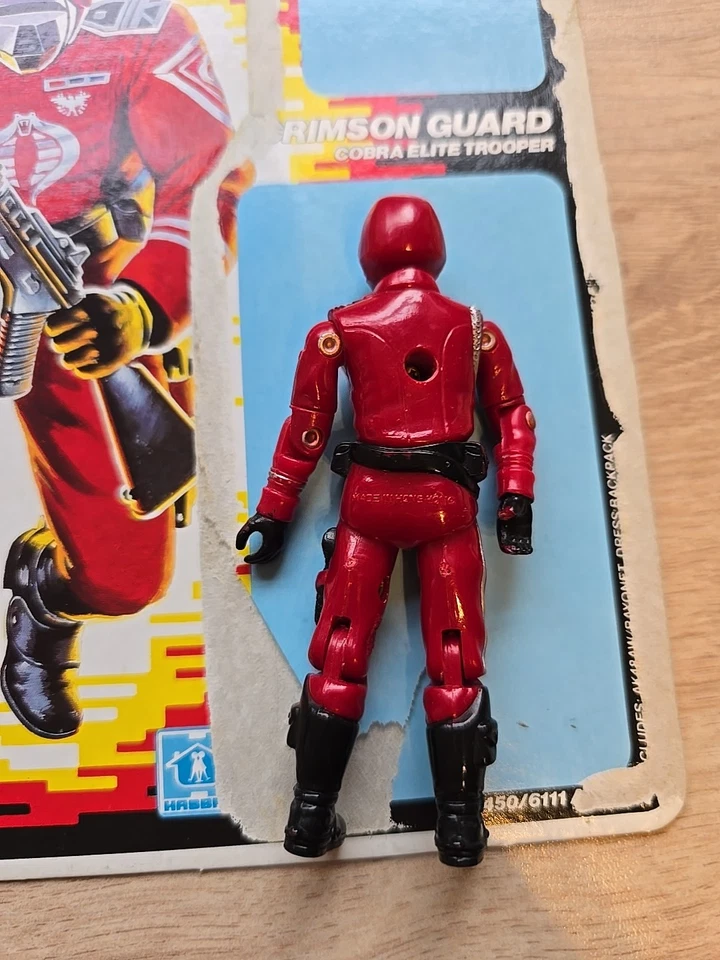 Gi Joe Crimson Guard 1985 Vintage action figure Hasbro G.i.Joe Cobra - Image 3 of 4