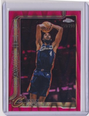 2025 Chrome Update - Evan Mobley Magenta RayWave Refractor /299