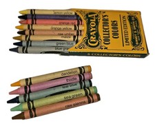 Retired Crayola Crayons Lot Box 8 Limited Edition 5 Loose Pre-owned Unused VTG