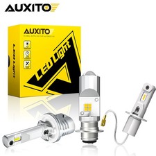H1 H3 LED Headlight Bulbs Kit High Low Beam Fog Light Super Bright White 6500K