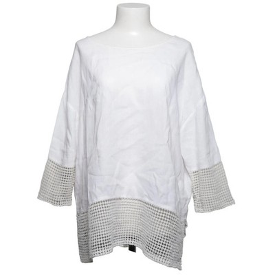 Phase Eight, Tunika, Größe: 42, Weiß, Leinen/Polyester, Gepunktet, Spitze #IeA