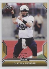2019 Leaf Draft Gold Clayton Thorson #10 0s0