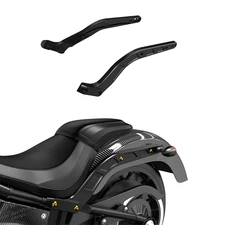 Black Left & Right Rear Fender Supports Struts Fits for 18-24 Softail 59500860
