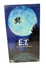 E.T. The Extra Terrestrial VHS Movie Steven Spielberg Black Green Tape 1988 NEW