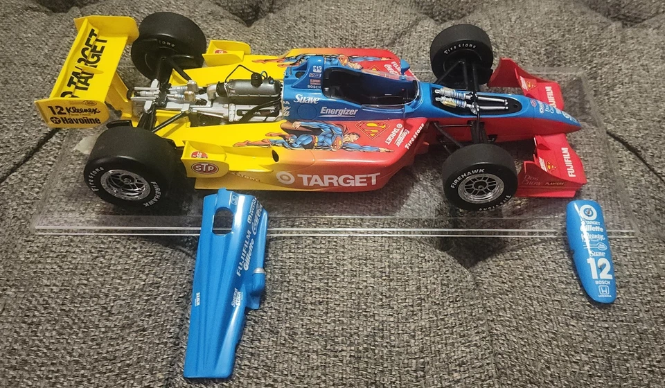 1:18 Jimmy Vasser #12 Target/Superman 1999 тележка Reynard литой INDY чемпион автомобиля - Изображение 3 из 4