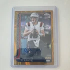 2025 Topps Chrome Football Drake Maye Patriots lava Gold Auto /50