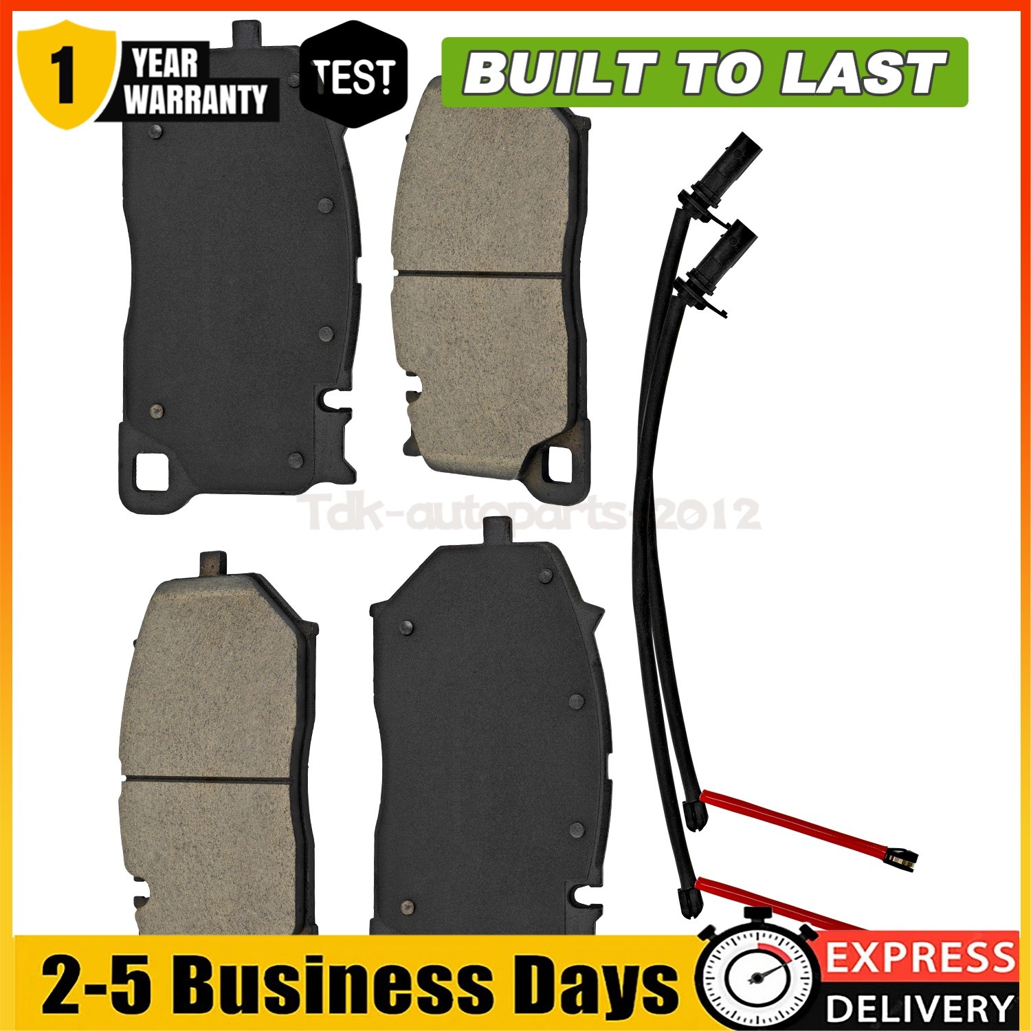 Front Brake Pads Set For Lamborghini Urus Bentley Bentayga 4M0698151AR 2018-2022
