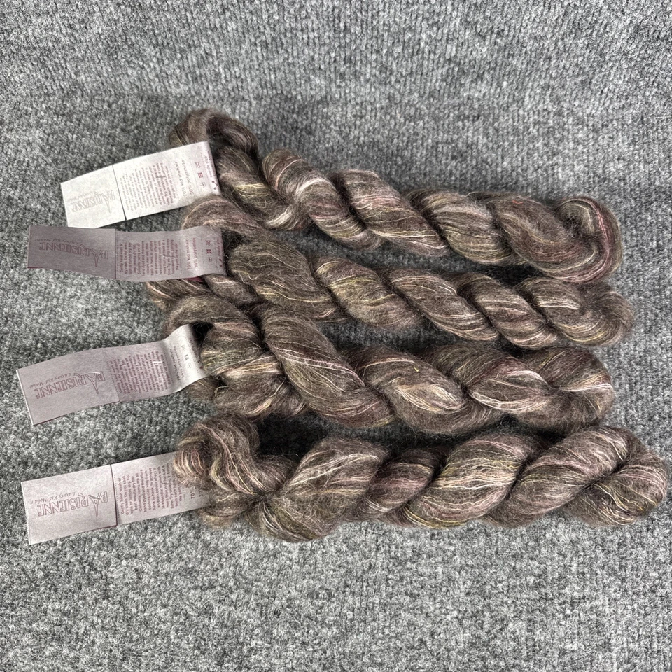 Colinette Parisienne Kid Mohair 221 M 25g Castagoa 128 Lot Of 4 Skeins Wales - Image 2 of 4