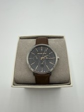 NEW AUTHENTIC MICHAEL KORS BLAKE SILVER BROWN CHRONOGRAPH MEN'S MK8842 WATCH